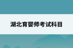 <b>湖北育婴师考试科目</b>