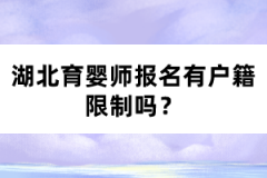 湖北育婴师报名有户籍限制吗？